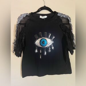 Evil eye blouse